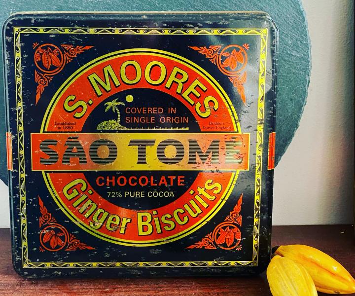 São Tomé 72% chocolate ginger snaps